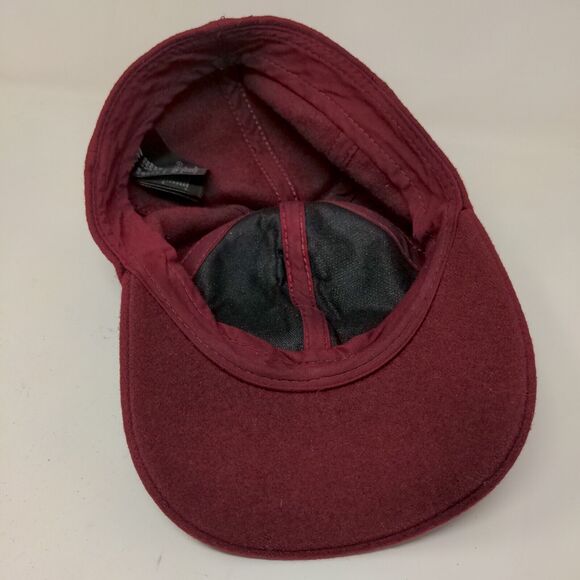 H&M Men's Fitted Hat Red Size L/58 Wool Polyester Blend Blank - Picture 7 of 9